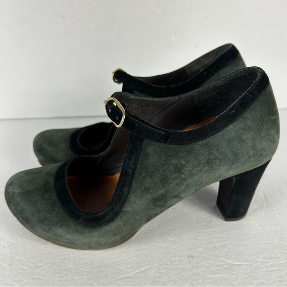 Chie Mihara Dark Green and Black Heels 👠 Size 37 - Picture 7 of 8